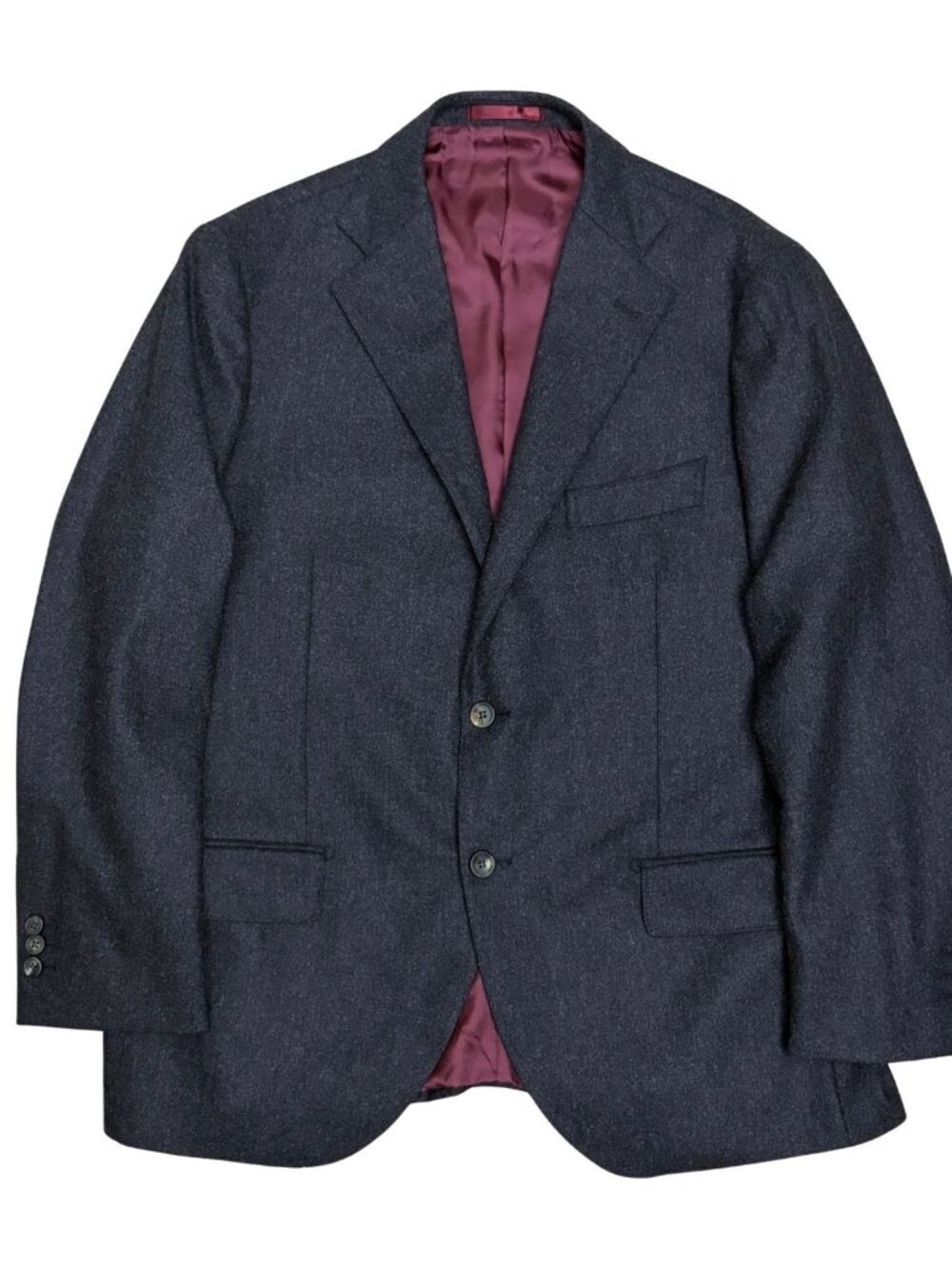 $800 Vitale Barberis Canonico Luxury Wool Blazer Jacket Business Coat Mens 42S